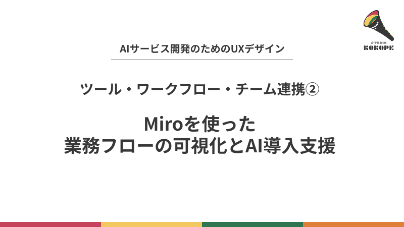 Miroを使った業務フローの可視化とAI導入支援